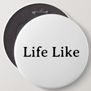 Create Your Own Simple Brand Promotion 6" 6 Inch Round Button
