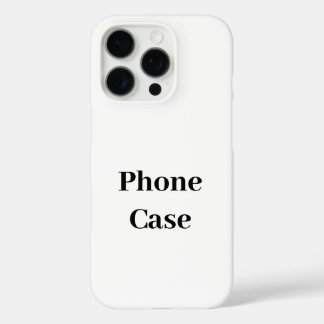 Create Your Own Simple Brand Promotion iPhone 16 Pro Case