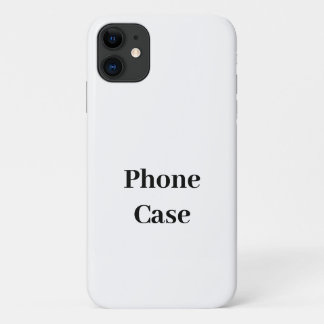 Create Your Own Simple Brand Promotion iPhone 11 Case