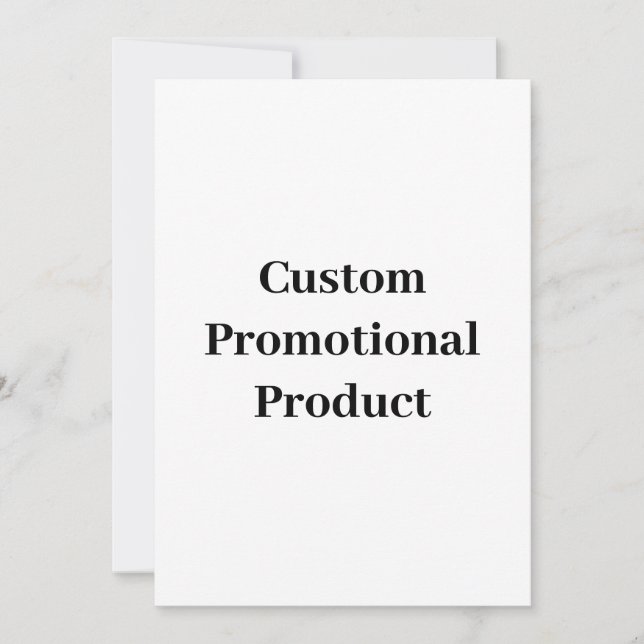 Create Your Own Simple Brand Promotion Flat Card (Front)