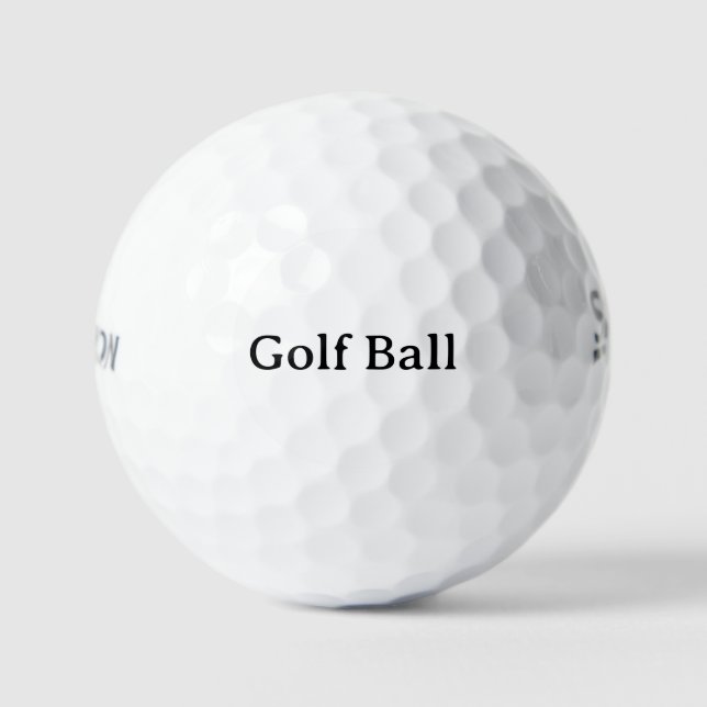 Create Your Own Simple Brand Promotion Golf Balls (Front)