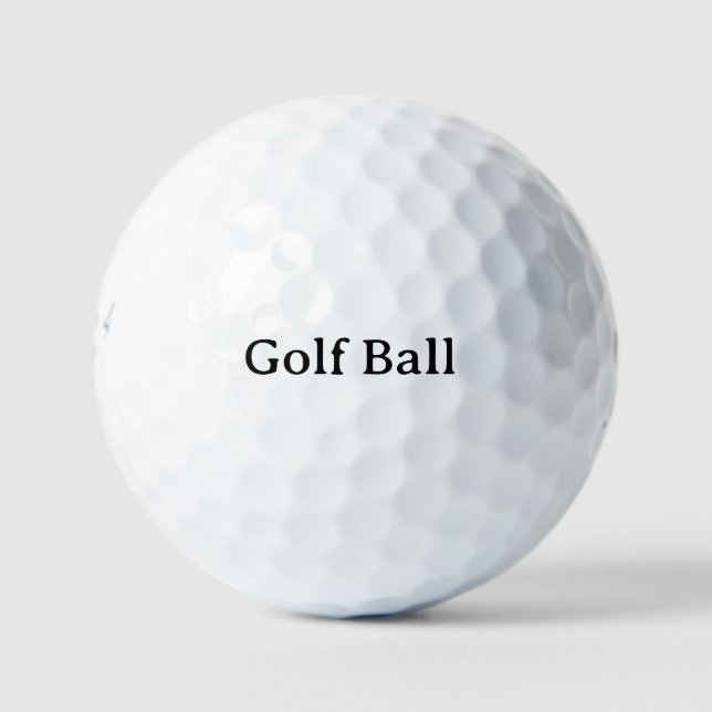 Create Your Own Simple Brand Promotion Golf Balls (Front)