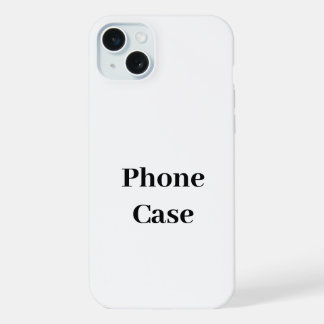 Create Your Own Simple Brand Promotion iPhone 15 Plus Case
