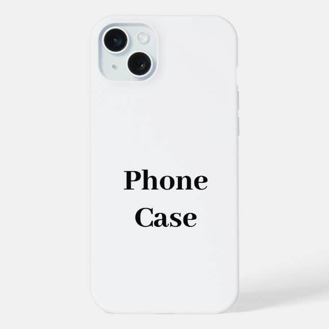 Create Your Own Simple Brand Promotion iPhone Case (Back)