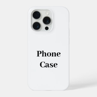 Create Your Own Simple Brand Promotion iPhone 15 Pro Case