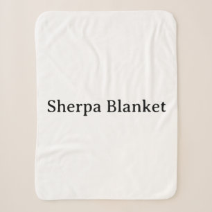 Create Your Own Simple Brand Promotion Sherpa Blanket