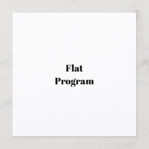 Create Your Own Simple Business 5.25" x 5.25" Flat Program