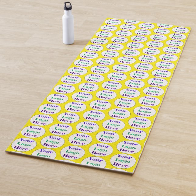 Create Your Own Simple Business Custom Logo  Yoga Mat (In Situ)