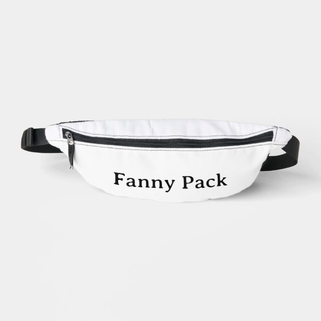 Create Your Own Simple Custom 14.5" x 6" Fanny Pack (Front)