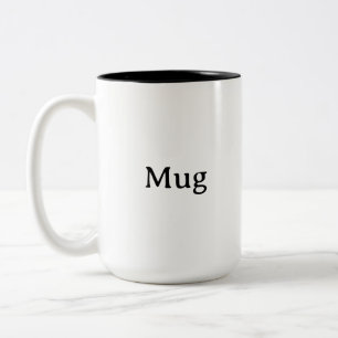 Create Your Own Simple Custom 15 oz   Two-Tone Coffee Mug