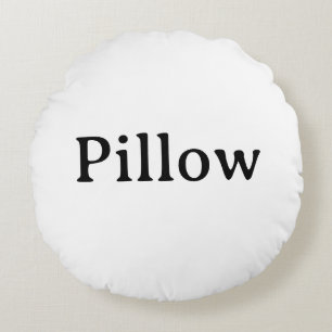 Create Your Own Simple Custom 16" Round Pillow