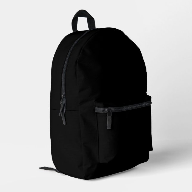 Create Your Own Simple Custom 17" x 12.5" x 5" Printed Backpack (Back Corner Left)
