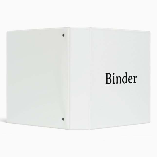 Create Your Own Simple Custom 1.5" Paper Capacity Binder (Background)