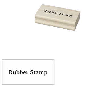 Create Your Own Simple Custom 1.5" x 3" Rubber Stamp