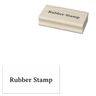 Create Your Own Simple Custom 1.5" x 3" Rubber Stamp