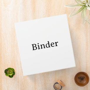 Create Your Own Simple Custom 2" Paper Capacity Binder