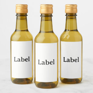 Create Your Own Simple Custom 2" x 3" Mini  Wine Label