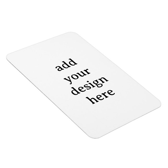Create Your Own Simple Custom 4"x6" Flexible Photo Magnet (Right Side)