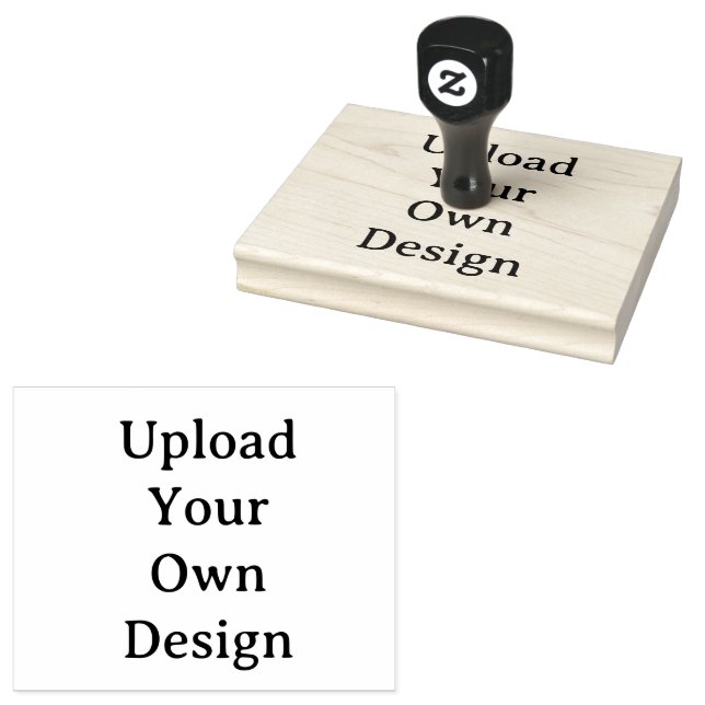 Create Your Own Simple Custom 4" x 5" Rubber Stamp (Stamped)