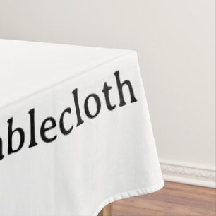 Create Your Own Simple Custom 60"x104" Tablecloth
