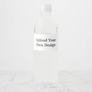 Create Your Own Simple Custom 8.25" x 1.75" Water Bottle Label