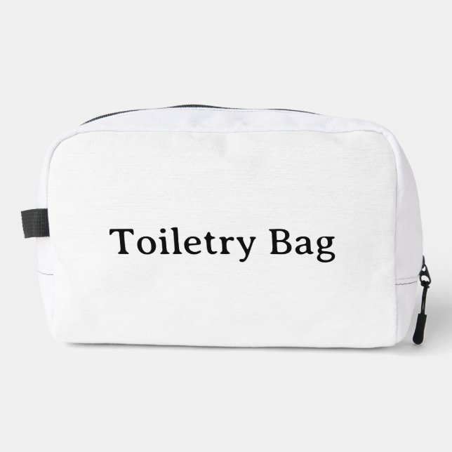 Create Your Own Simple Custom 9.5"x8"x3.75" Dopp Kit (Front)