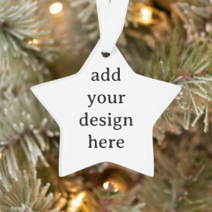 Create Your Own Simple Custom Acrylic Star  Ornament