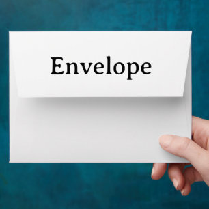 Create Your Own Simple Custom Basic 5" x 7" Envelope
