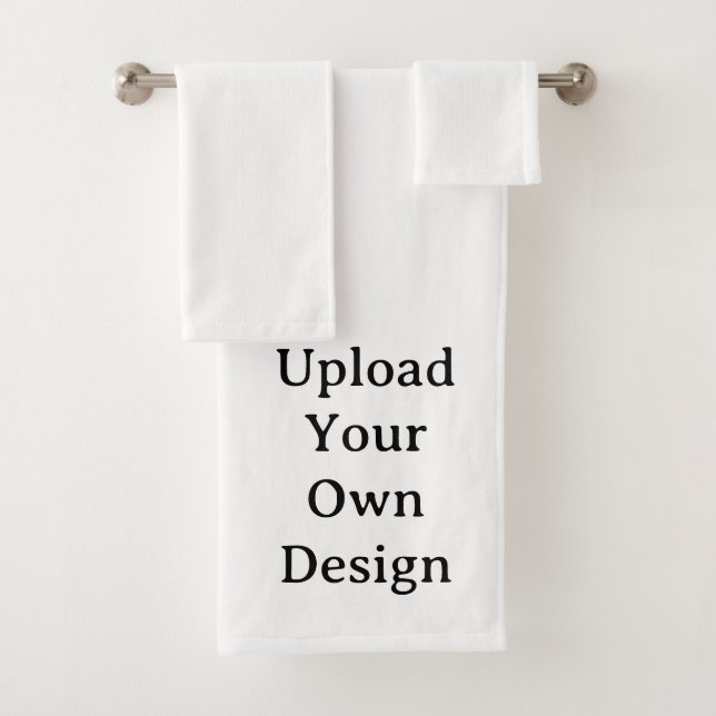 Create Your Own Simple Custom Bath Towel Set (Insitu)
