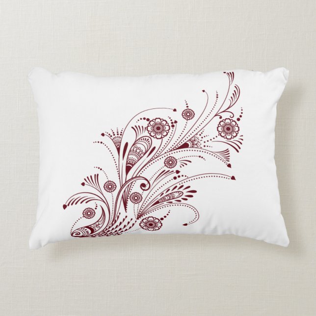 Create Your Own Simple Custom Brushed Polyester Accent Pillow (Front)