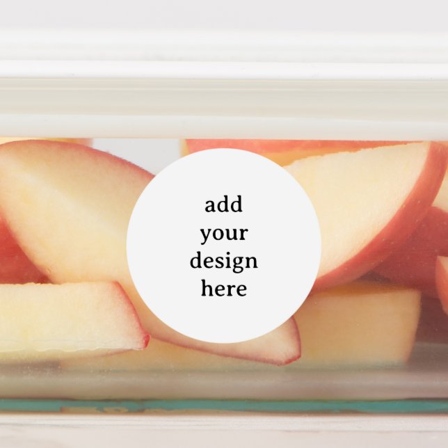 Create Your Own Simple Custom Circle Waterproof   (Affixed)