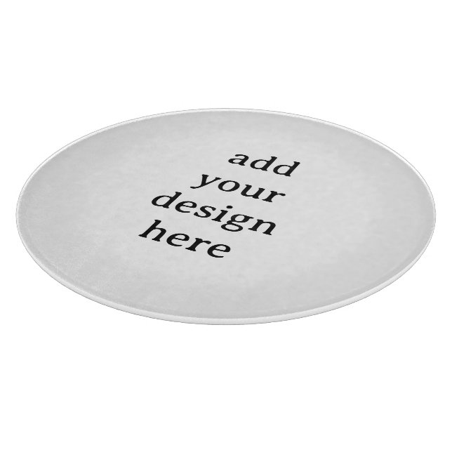 Create Your Own Simple Custom Decorative Glass 12" Cutting Board (Corner)
