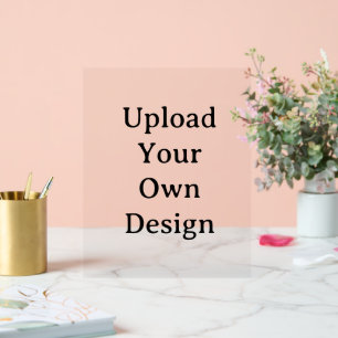 Create Your Own Simple Custom Design 8"x10" Acrylic Sign