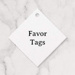 Create Your Own Simple Custom Diamond Favour Tags