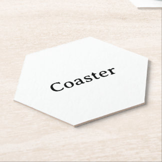 Create Your Own Simple Custom Hexagon Paper Coaster