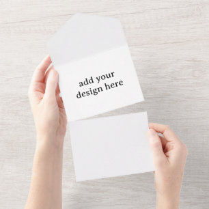 Create Your Own Simple Custom High Definition All In One Invitation