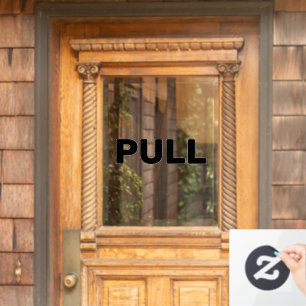Create Your Own Simple Custom Pull Window Cling