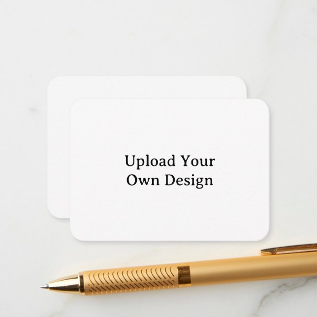 Create Your Own Simple Custom Rounded 3.5" x 2.5" Enclosure Card (Front/Back In Situ)