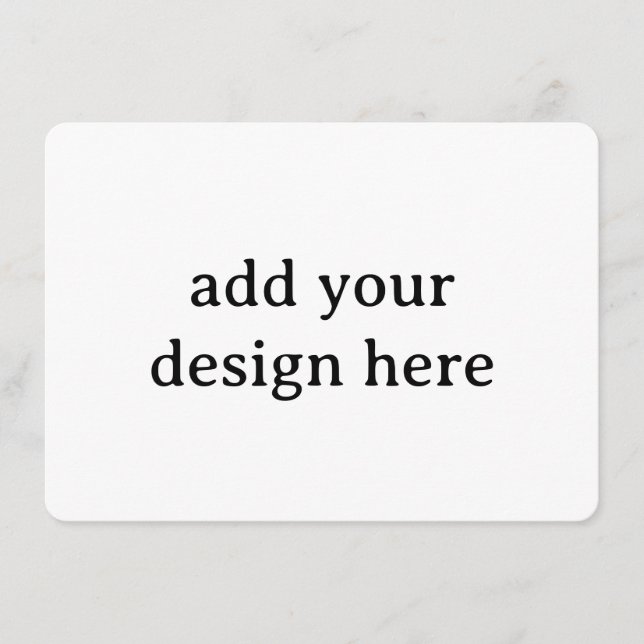 Create Your Own Simple Custom Rounded 4.5" x 6.25" Enclosure Card (Front)