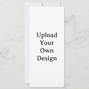 Create Your Own Simple Custom Rounded 4" x 9.25" Invitation