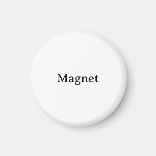 Create Your Own Simple Custom Small 1¼ Inch Circle Magnet
