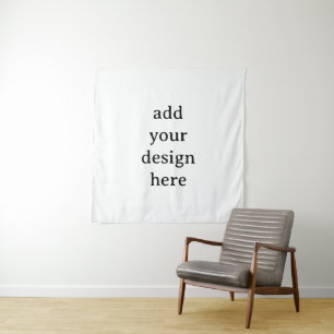 Create Your Own Simple Custom Square 57" x 57" Tapestry
