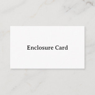 Create Your Own Simple Custom Squared 3.5" x 2" Enclosure Card