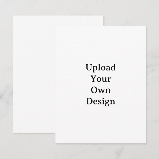 Create Your Own Simple Custom Squared 4.25" x 5.5" Invitation (Front/Back)