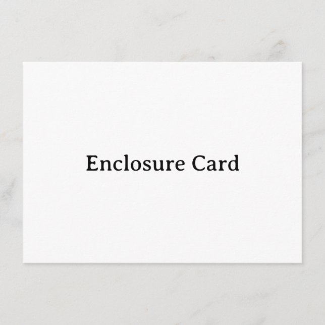 Create Your Own Simple Custom Squared 4.5" x 6.25" Enclosure Card (Front)