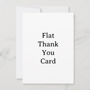 Create Your Own Simple Custom Squared 4.5" x 6.25" Thank You Card