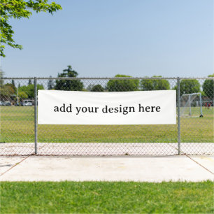 Create Your Own Simple Custom Vinyl 2.5' x 10' Banner