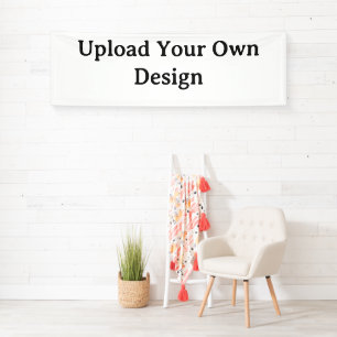 Create Your Own Simple Custom Vinyl 2.5' x 8' Banner