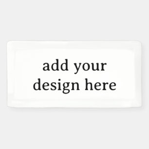 Create Your Own Simple Custom Vinyl 2' x 1' Banner