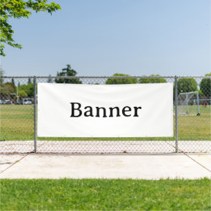Create Your Own Simple Custom Vinyl 4' x 10' Banner